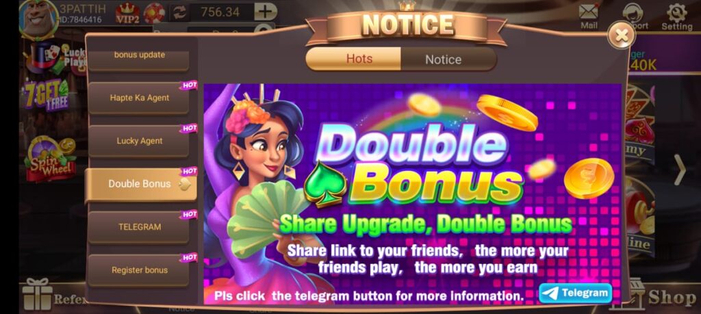 double bonus 3 patti blue