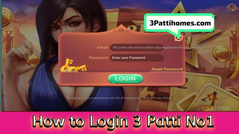 3patti no1 game login image