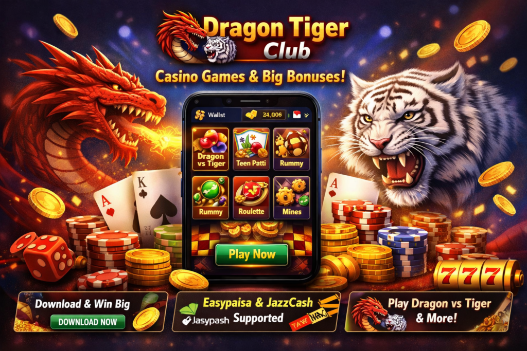 dragon tiger club apk pakistan