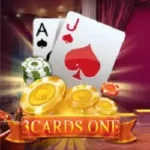 3 card one icon