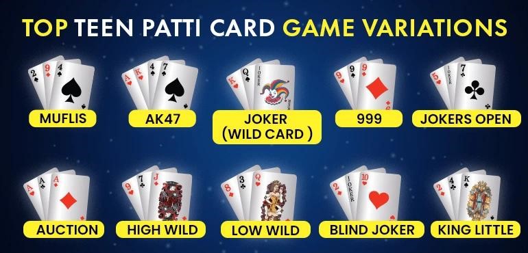 Top Teen Patti Card Game Variations Image