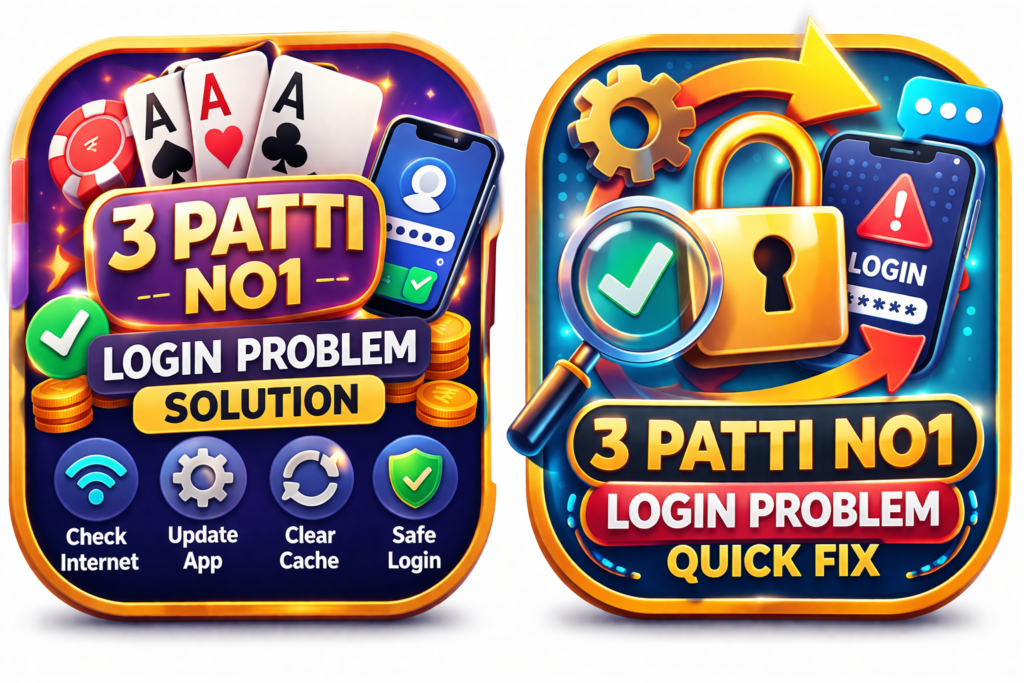 3 patti no1 login problem solution fix guide