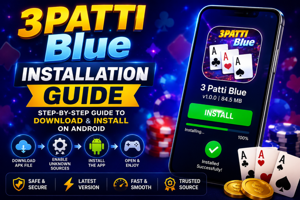 3 Patti Blue Installation Guide