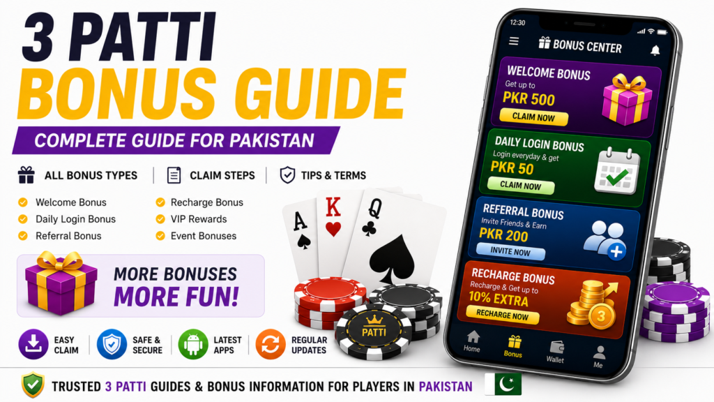 3 Patti Bonus Guide image
