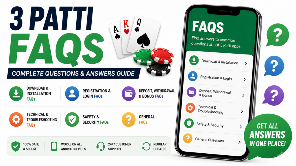 3 Patti FAQs