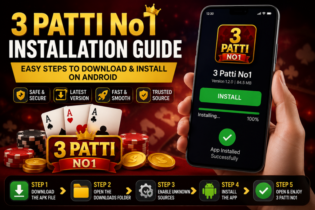 3 Patti No1 Installation Guide