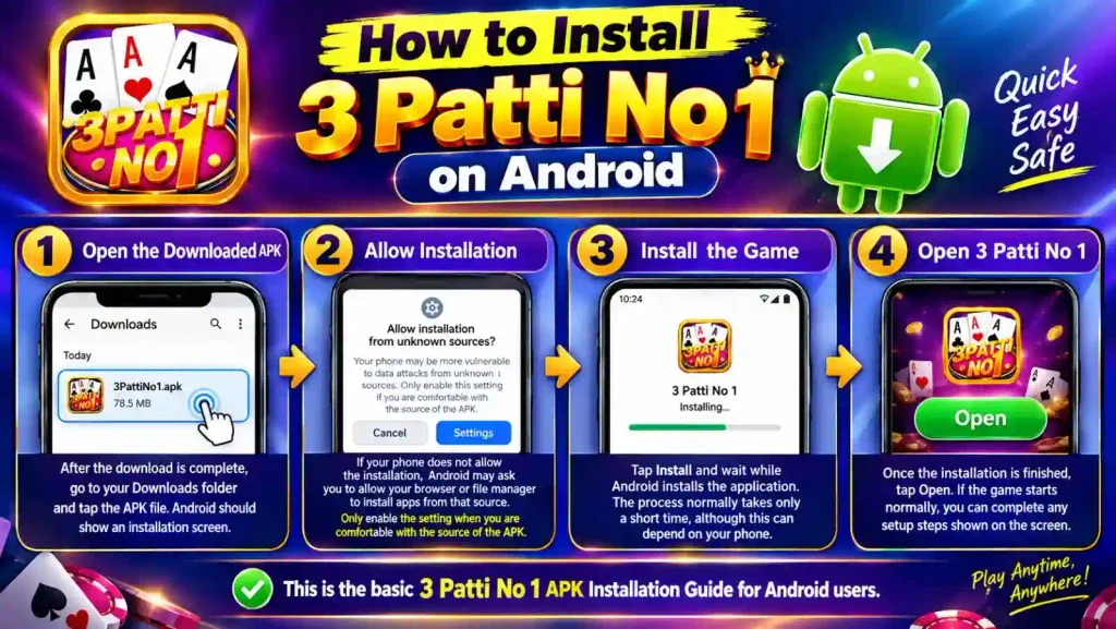 Install 3 Patti No 1 on Android